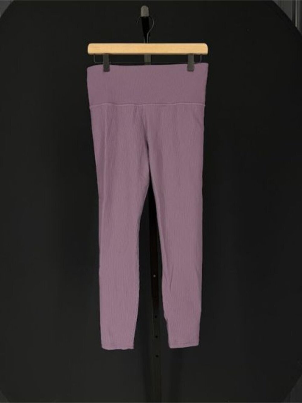 Athleta Purple Elation Rib Tight Leggings